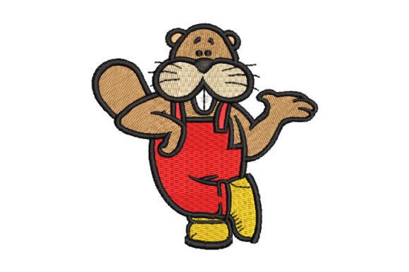 Beaver Waving Embroidery Designs: A Versatile Branding Tool