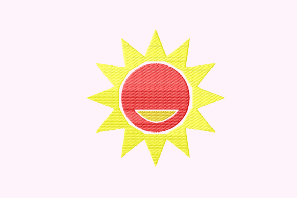Bright Sun Embroidery: A Summer-Inspired Design for Personalized Gifts