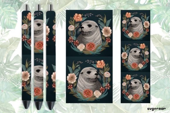 Embroidery Seal Pen Wraps Sublimation Design Review