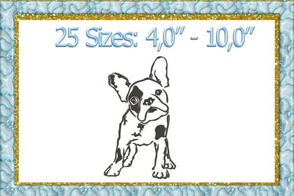 French Bulldog Embroidery Design Review for Craft Fairs