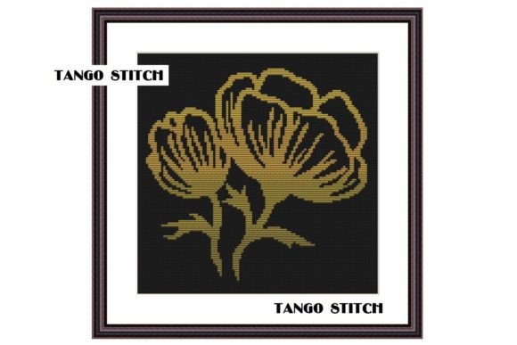 Golden Flower Cross Stitch Embroidery Review for Seasonal Products