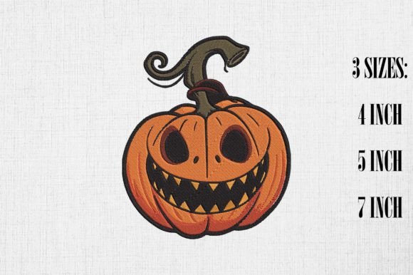 Halloween Pumpkin Embroidery Design 2 Review for Boutique Sweatshirts
