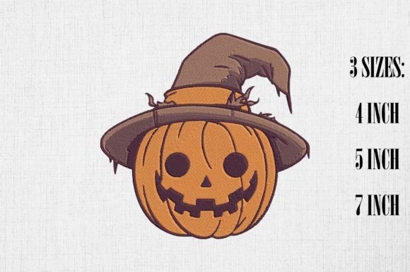 Halloween Pumpkin Embroidery Design 3 Review for Handmade Gifts