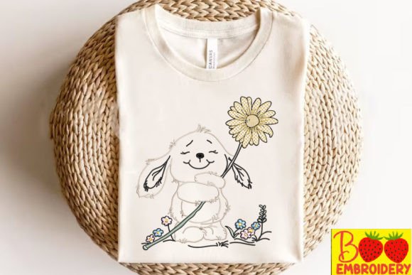 Happy Bunny and Flower Embroidery Review for Boutique Sweatshirts