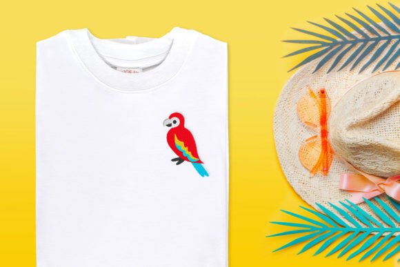 Parrot Mini Embroidery: A Summer Staple for Craft Sellers
