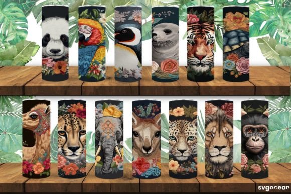 Zoo Embroidery Animals Tumbler Wrap Review
